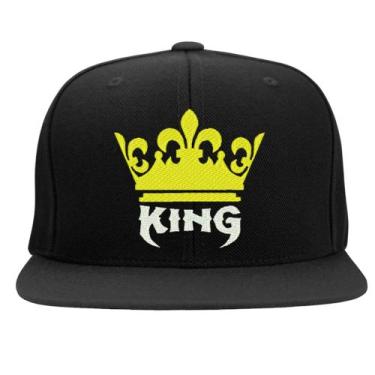 Imagem de Kit 2 Bonés Bordados - Rei Rainha Queen King Namorados Amor - HIPERCAP