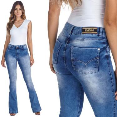 Imagem de Calça Jeans Feminina Flare HNO Azul Sky - HNO Jeans, 40
