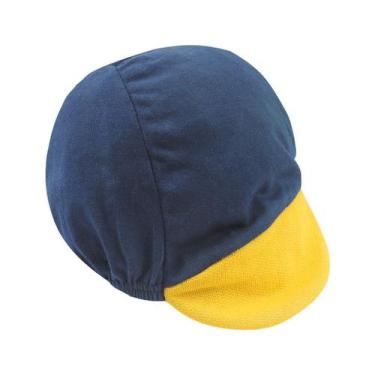 Imagem de Boné Azul com Aba Amarela - Big Bless