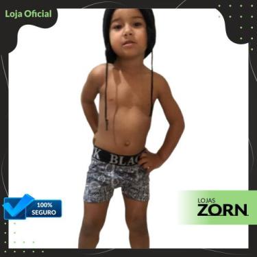 Imagem de Cueca Box Boxer Infantil Kit com 10, G, Sortidas