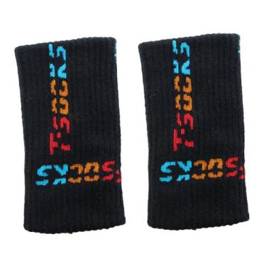 Imagem de Munhequeira Seca Suor Beach Tenis Academia - T-SOCKS , Preto