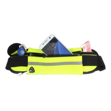 Imagem de Pochete Slim Corrida Unissex Academia Fitness Neoprene - ALWY, Amarelo