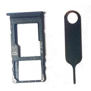 Imagem de Suporte Micro SD Nano SIM Bandeja de substituição para Motorola Moto G Stylus 5G 2022 XT2215 Azul