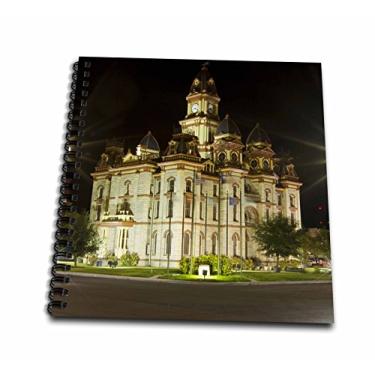 Imagem de 3dRose db_146942_2 Caldwell County Courthouse in Lockhart, Texas, EUA - Us44 Ldi0817 - Larry Ditto - Livro de memórias, 30,48 x 30,48 cm