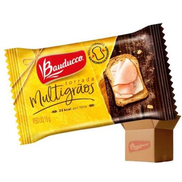 Imagem de Torrada Multigrãos Bauducco Sache 15G - 126 Unidades