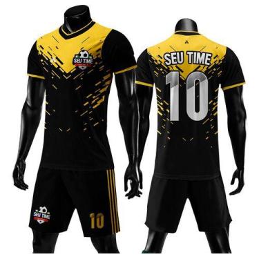 Imagem de Kit Uniforme Futebol Profissional Personalizado 25 Kits - Ases, Escolh