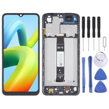 Imagem de tela Para Xiaomi Poco C50 OEM Material Digitalizador de tela LCD Montagem completa com quadro substituição da tela