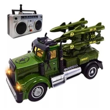 Imagem de Controle Remoto Tanque de Guerra Recarregável com Luz - Envio Nacional