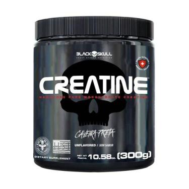 Imagem de Creatina Black Skull Creatine Caveira Preta Sem Sabor 300g, 300g, Sem 