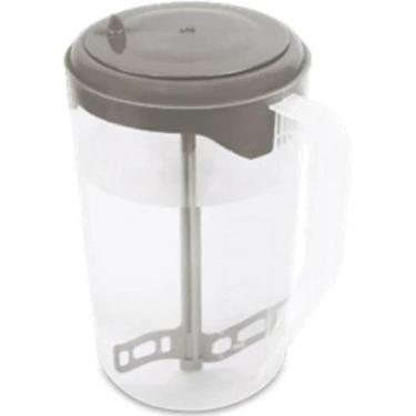 Imagem de Jarra de Plástico com Mexedor_ 2L_Plasvale-Sucos e Refrescos, Cinza