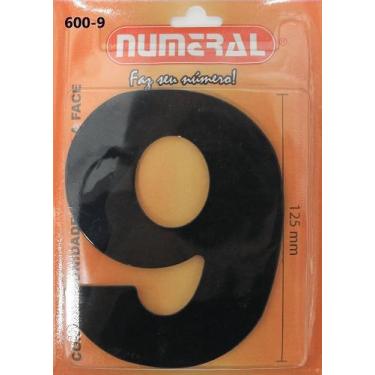 Imagem de Número Residencial 0 ao 9 - Preto - Numeral, 1
