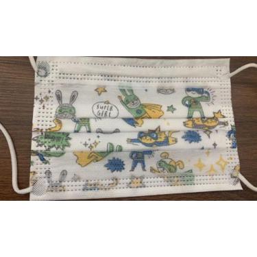 Imagem de Máscara Descartável -aura Life Infantil -super Divertida ., Super Hero