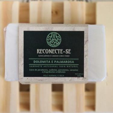 Imagem de Sabonete Natural de Dolomita e Palmarosa - Reconecte-se Biocosméticos