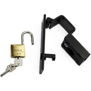 Imagem de Trava Para Portão TR 02 Com Cadeado CR 30 Papaiz