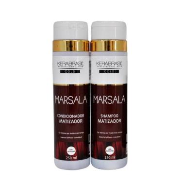 Imagem de Marsala Kit Matizador Shampoo e Condicionador - Kerabrasil