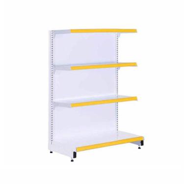 Imagem de Gôndola Prateleira Supermercado 4 Níveis 40x30 New Plus 1,40m Ponta Am