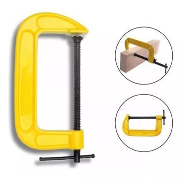 Imagem de Grampo Tipo C 2 Polegadas Sargento Marceneiro Mesa Bancada - Hutz