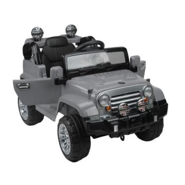 Imagem de Jipe Elétrico Infantil Trilha 12V Cinza Bel, 12V, Único