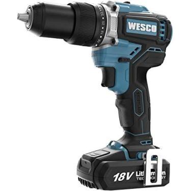 Imagem de Parafusadeira wesco impacto c/1bat 18v 2ah brushless garantia 10 anos