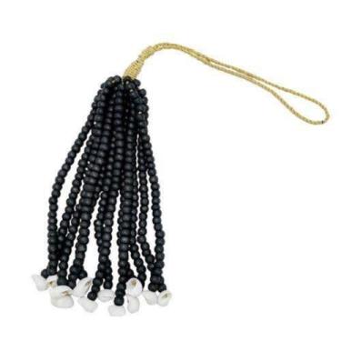 Imagem de Colar Decorativo de Mesa Preto Rico em Detalhes Luxo - LUXdécor