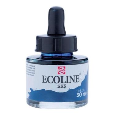 Imagem de Tinta Aquarela Liquida Ecoline 30ml 533 Indigo - ROYAL & TALENS