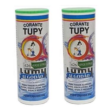 Imagem de 2 Un Tinta Corante Tupy Tingir Roupa, Tecido Cores Neon Lumy