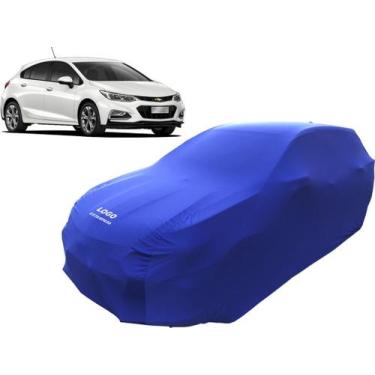 Imagem de Capa Para Proteger Pintura Carro Chevrolet Cruze Ltz Hatch - Mz, Azul