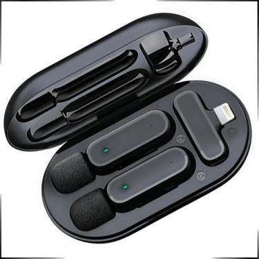 Imagem de Kit Microfone de Lapela MK07 para Lives e Gravações Lighting - EITA! C