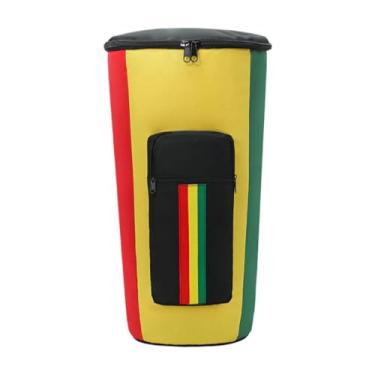 Imagem de Dynwave Djembe bolsa de ombro portátil para tambor africano, mochila de transporte para instrumento musical, acessório à prova d'água, 12 in