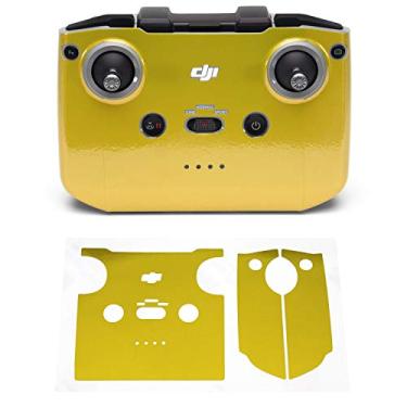 Imagem de Wrapgrade Skin Sticker Set Compatível com DJI Mini 2 | Controle Remoto (Amarelo Limoncino)