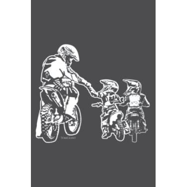 Imagem de Cool Dad Dirt Bike Rider Motocross Men Youth Biker: Study Notebook, 6 x 9 inches, 120 pages