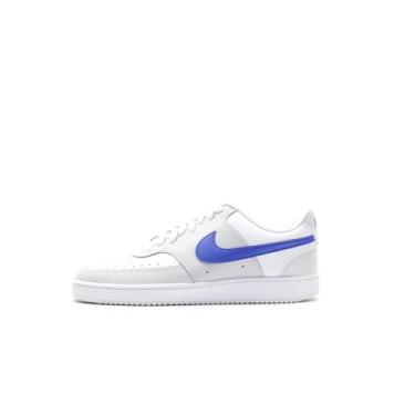 Imagem de Nike Tênis masculino Court Vision Lo, Photon Dust Racer azul e branco, 9.5 US