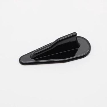 Imagem de LKMM 2 antenas de barbatana de tubarão de fibra de carbono preta, defletores de cauda, antenas de carro