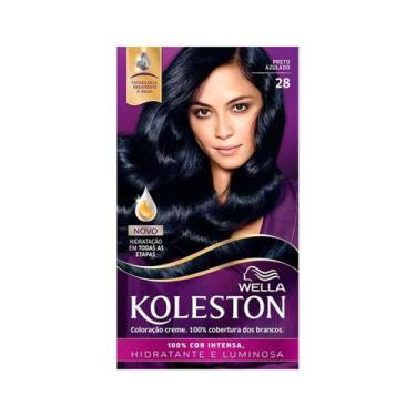 Imagem de Coloração Koleston 28 Preto Azulado - Wella, Preto Azulado