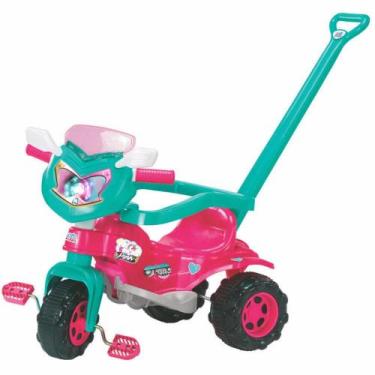 Imagem de Triciclo Totoca Tico Tico Infantil Menina Com Aro - Magic Toys