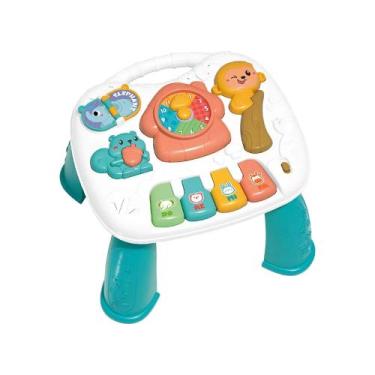 Imagem de Brinquedo Infantil Mesa Musical Educativa Zoo com Luz Zippy Toys - 103