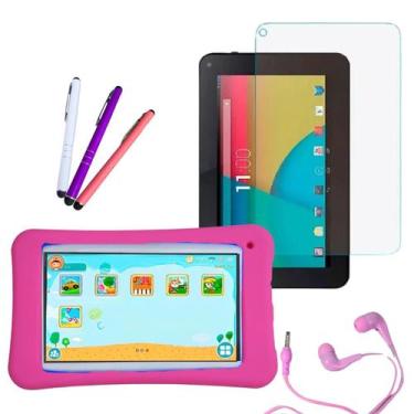 Imagem de Capa Silicone +Película Fone Caneta p/ Tablet M7s go M7 WIFI - 7 poleg