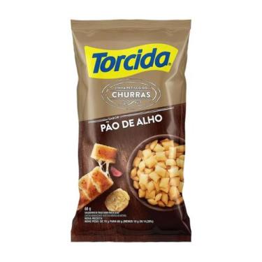 Imagem de Biscoito Salgadinho Torcida 60g C/10 Unidades, 10x Pão de Alho