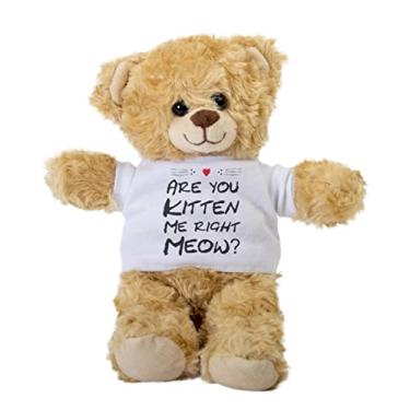 Imagem de Kitten me Right Mew Teddy Bear, Gift Stuffed Animal, Plush Teddy Bear with Tee, Welcoming Baby Gift, Gift for Her, Gift for Newborn, Cute Birthday Christmas Basket Gift Idea