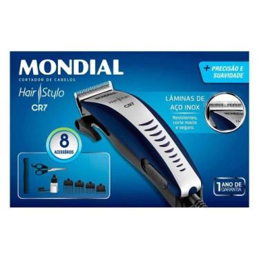 Imagem de Máquina de Cortar Cabelo Hair Stylo Cr7 220V Mondial, 220V