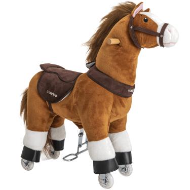 Imagem de Cavalinho de Pedal Kiddo Montaria Uppi Marrom Pequeno 40kg