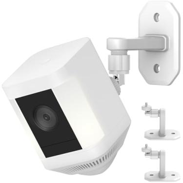 Imagem de AOZTSUN Suporte de parede adesivo compatível com Wyze Cam Pan V3 e Wyze Cam V3 e Wyze Cam Outdoor e também câmera de segurança com orifício de conexão de 1/4