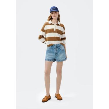 Imagem de Shorts Jeans Hering Cintura Média Feminino-Feminino