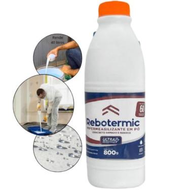 Imagem de Impermeabilizante Pó 800g Blinda Reboco e Parede Rebotermic - VBRASIL