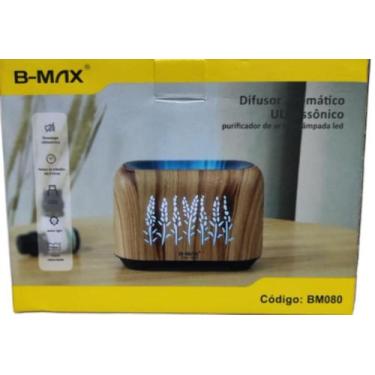 Imagem de Difusor aromático ultrassônico purificador de ar com lâmpada led BM080