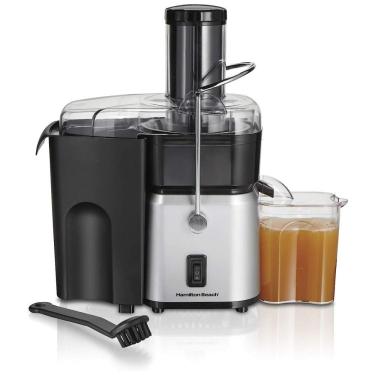 Imagem de Centrífuga de Frutas e Vegetais com 2 Velocidades, Motor de 700W, 110V, Hamilton Beach, Prata 67840
