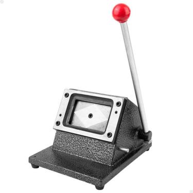Imagem de Cortador para Cartão Crachá PVC de Mesa Manual Aço Lorben