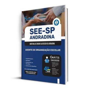 Imagem de Apostila SEE-SP Andradina  - Agente de Organização Escolar - Editora S