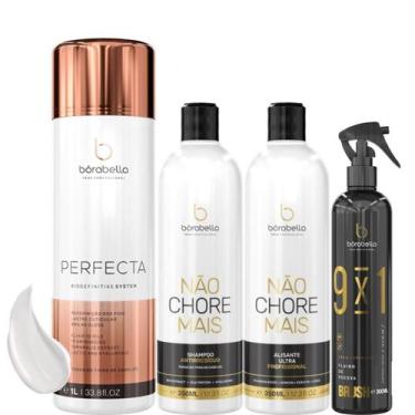 Imagem de Borabella Perfecta 1L + Kit Não Chore 2x350ml + Fluido