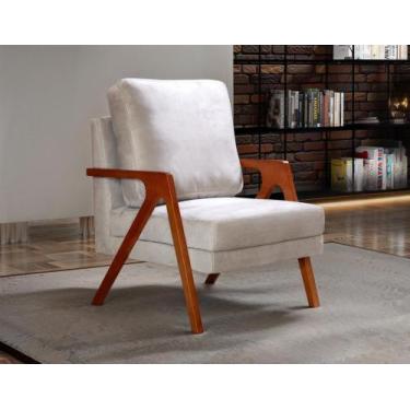 Imagem de Poltrona Kiara Decorativa Moderna Confortável Recepção Sala de Estar  